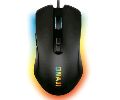 RATON USB GAMING ONAJI NEKO / 7200 DPI / ILUMINACION LED RGB INFERIOR / 7 BOTONES / CABLE TRENZADO / NEGRO
