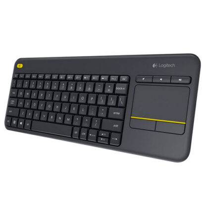 TECLADO LOGITECH WIRELESS K400  BLACK PLUS TOUCH PAD P/N:920-007137