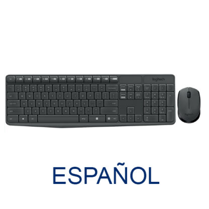 TECLADO LOGITECH WIRELESS MK235  (COMBO TECLADO Y RATON) P/N:920-007919