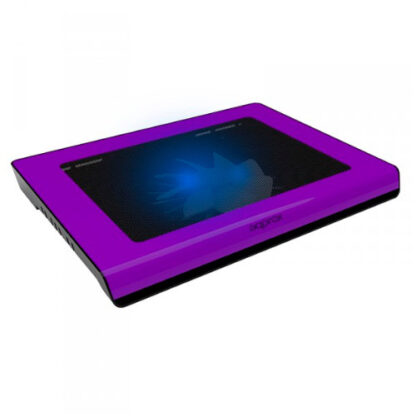 BASE REFRIGERADORA APPROX PARA PORTATILES DE HASTA 15.6" CON 1 VENTILADOR 14CM  Y 2 LEDS COLOR PURPLE APPNBC06P