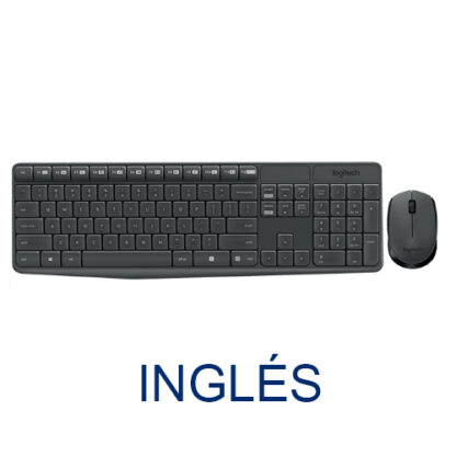 TECLADO LOGITECH WIRELESS MK235 (KEYBOARD AND MOUSE) "TECLADO INGLES INTERNACIONAL" P/N:920-007931