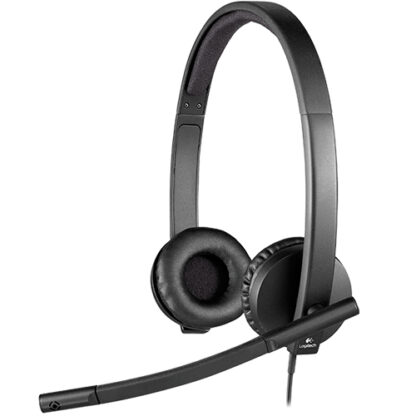 HEADSET LOGITECH STEREO H570e ESTEREO USB   P/N:981-000575