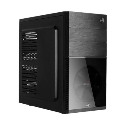 CAJA MICROATX AEROCOOL CS-105 VENTILADOR FRONTAL NEGRO  1xUSB3.0+1xUSB2.0 VGA HASTA 240mm COLOR NEGRO SIN FUENTE