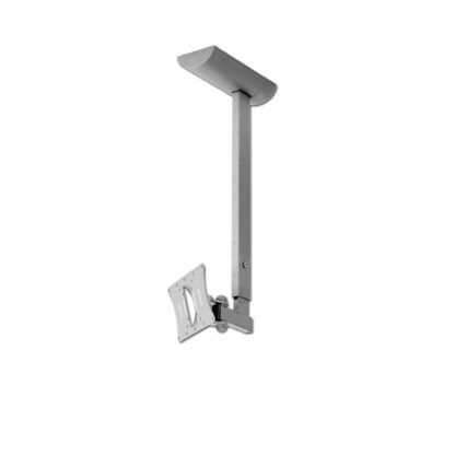 SOPORTE TECHO OMB HISOLUTION ORIENTABLE VERT. +-20º GIRO 190º VESA 50/ 75/ 100/ 200  MAX 20KG COLOR PLATA