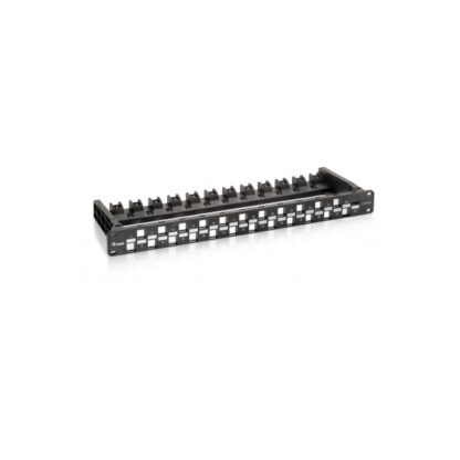 PATCH PANEL VACIO CAT.6A 24 PUERTOS KEYSTONE 1U