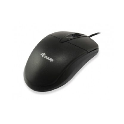 MOUSE EQUIP LIFE  3 BOTONES OPTICO USB  NEGRO 1000DPI