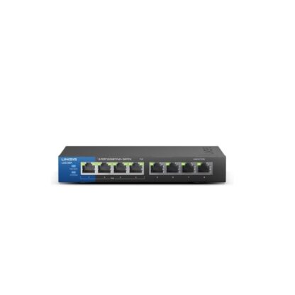 SWITCH GIGABIT PoE+ LINKSYS LGS108P-EU NO GESTIONABLE  DE 8 PUERTOS 50W