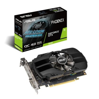 VGA ASUS PH-GTX1650-O4G GDDR5 HDMI VGA   RELOJ 1710MHz CUDA 896 RELOJ MEMORIA 80002MHz   128BIT