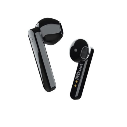 AURICULAR BLUETOOTH TRUST PRIMO TOUCH TACTIL BASE RECARGABLE COLOR NEGRO  23712