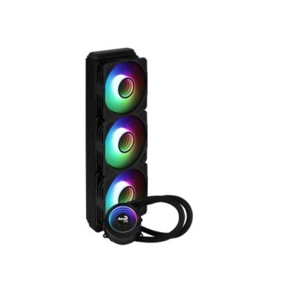 SISTEMA DE REFRIGERACION LIQUIDA AEROCOOL MIRAGE L360 3x12cm INFINITY MIRROR RGB-A (ADRESSABLE) TDP 550W PARA PROCESADORES INTEL Y AMD