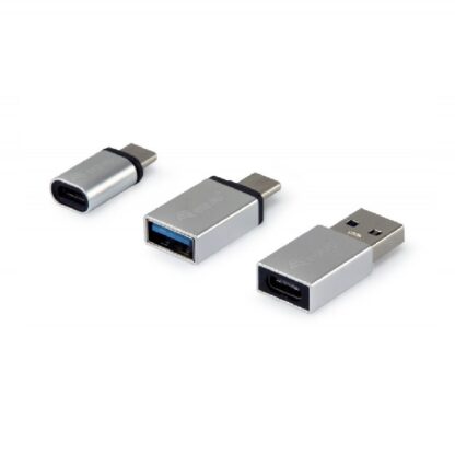 PACK ADAPTADORES USB-C OTG USB-C MACHO A USB-A  / MICROUSB HEMBRA Y USB-A MACHO A USB-C HEMBRA