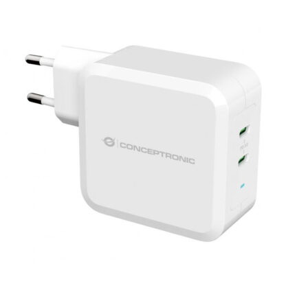 CARGADOR DE PARED QUICK CHARGE   PD  2 PUERTOS USB-C CONCEPTRONIC ALTHEA 100W