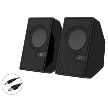 ALTAVOCES 2.0 CONCEPTRONIC BJORN02B 6W COLOR NEGRO JACK 3.5"  Y BLUETOOTH ALIMENTACION USB