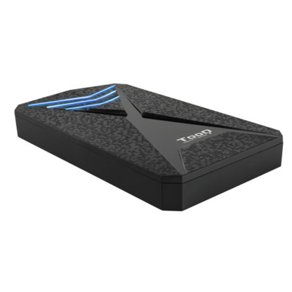 CAJA EXTERNA GAMING TOOQ TQE-2550BL 2,5" PARA HD DE 9,5MM SATA USB3.0/3.1GEN1 LED AZUL