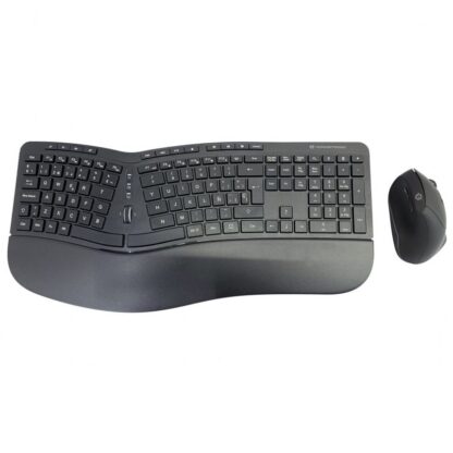 TECLADO Y MOUSE COMBO WIRELESS ERGONOMICO CONCEPTRONIC ORAZIO02