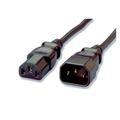 CABLE ALARGO ALIMENTACION IEC MACHO - HEMBRA  EQUIP 1,8M  112100