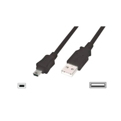 CABLE USB 2.0 TIPO A - B MINI (5PIN) 1,8M