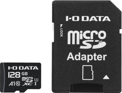 MEMORIA SD MICRO 128GB I-O DATA MSD-A1 C10 CON ADAPTADOR A SD