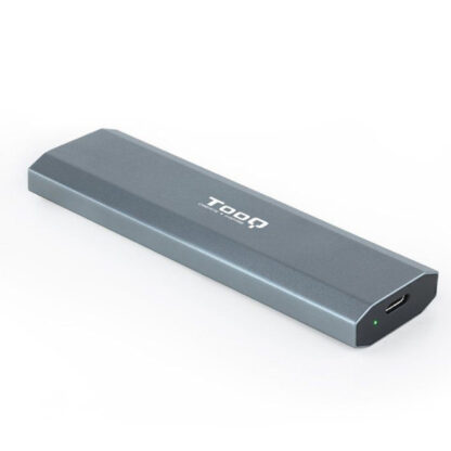 CAJA EXTERNA TOOQ TQE-2223G PARA M.2 NGFF/NVMe USB 3.1 GEN2 GRIS