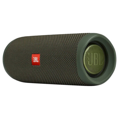 ALTAVOZ PORTABLE BLUETOOTH JBL FLIP 5 GREEN 20W  RESISTENTE AL AGUA IPX7 BT 4.2 12h DE REPRODUCCION COLOR VERDE