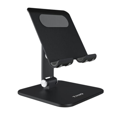 SOPORTE  DE SOBREMESA AJUSTABLE PARA TABLET TOOQ PH-HERMES-NOCHE 13" NEGRO