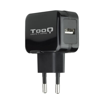 CARGADOR DE PARED TOOQ TQWC-1S01 USB 2,4A, NEGRO