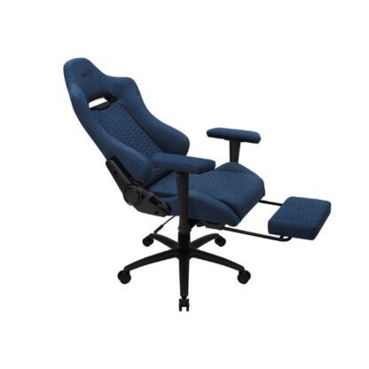 SILLA CON EXTENSION DE REPOSAPIES AEROCOOL ROYAL COBALT BLUE TEJIDO AEROWEAVE REPOSABRAZOS AJUSTABLE Y ACOLCHADO