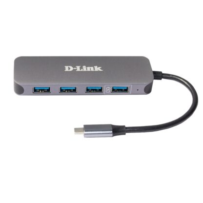 HUB USB C D-LINK A 3 USB3.0 +1 USB-C (DATA SYNC + POWER DELIVERY 60W)