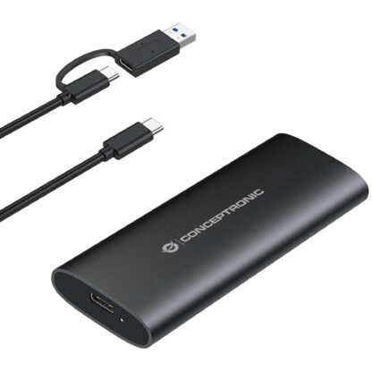 CAJA EXTERNA  CONCEPTRONIC DANTE HD M.2 SATA/NVMe SSD  USB-C 3.2 Gen2 / USB-A