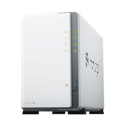 SERVIDOR NAS SYNOLOGY DISK STATION DS223J 1GB 2xUSB3.2 1XRJ45 2 BAHIAS  Realtek RTD1619B JBOD, RAID 0, RAID 1