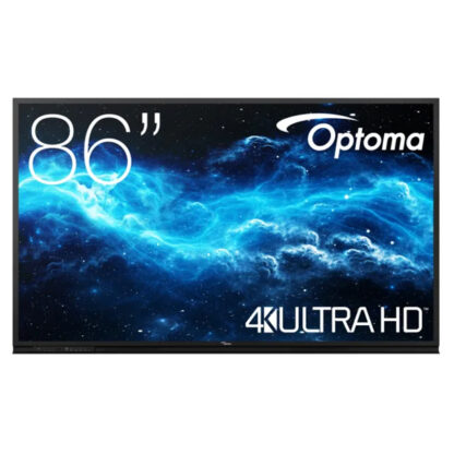 PANTALLA INTERACTIVA OPTOMA 3862RK 86" 4K UHD 3840X2160 DIRECT LED PANTALLA TACTIL ALTAVOCES 2X20W VESA 800X400