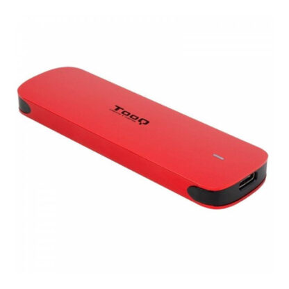 CAJA EXTERNA TOOQ TQE-2201R PARA M.2 NVMe PCIe USB 3.1 GEN2 ALUMINIO ROJO